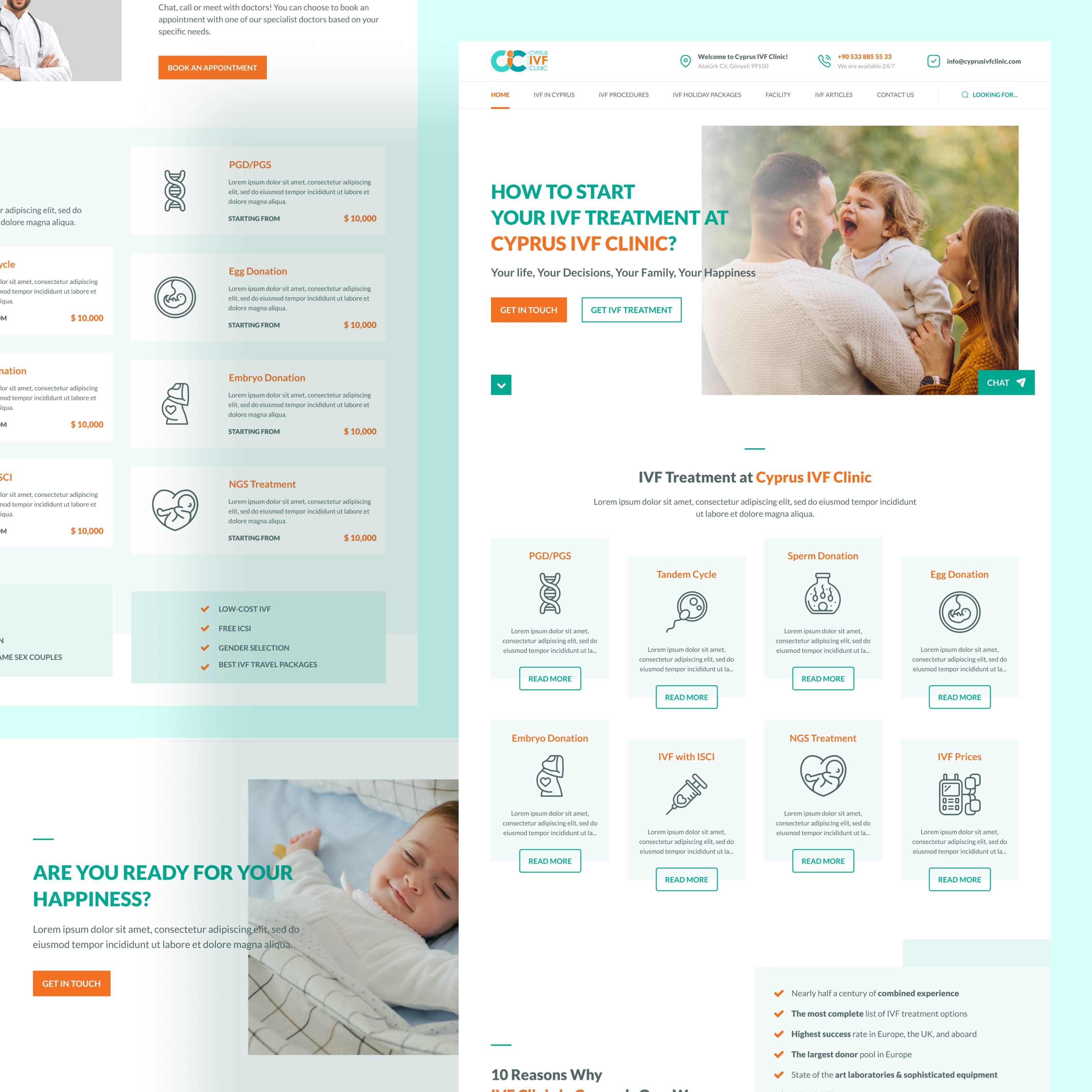 Healthcare UX: IVF Clinic Booking Architecture