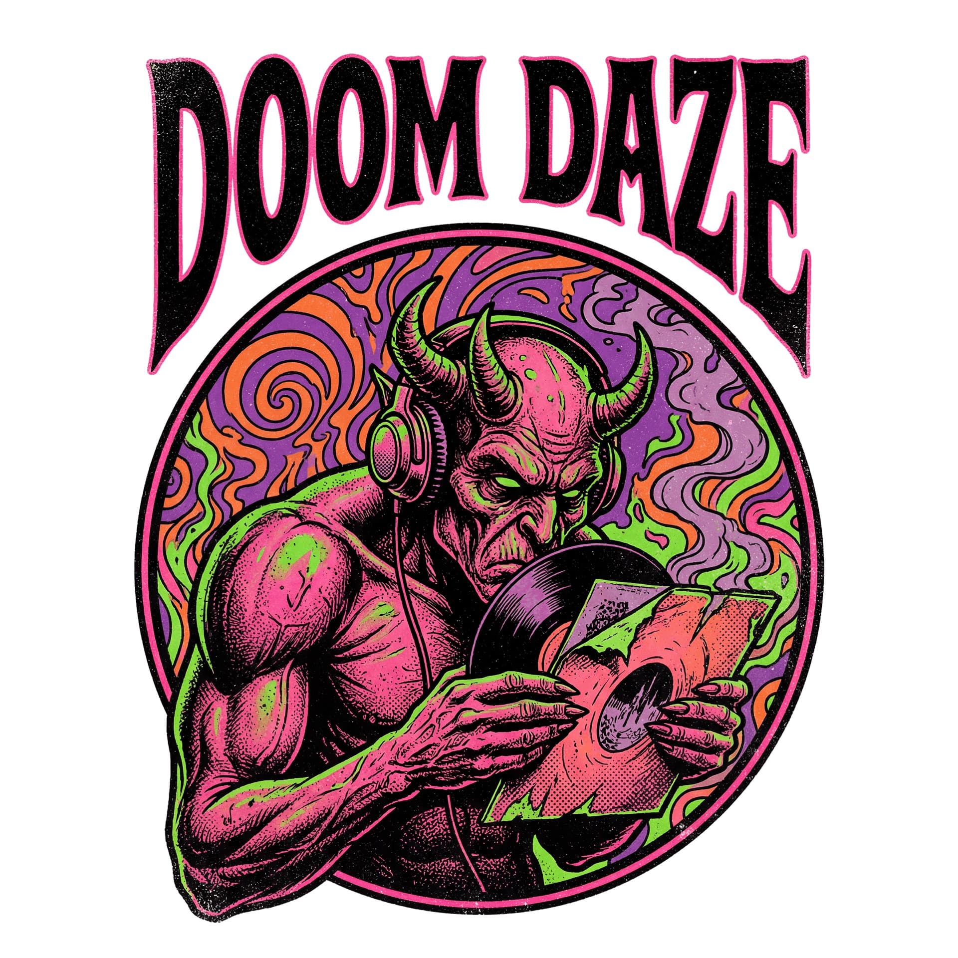 Doom Daze: Dark Humor Apparel Graphic