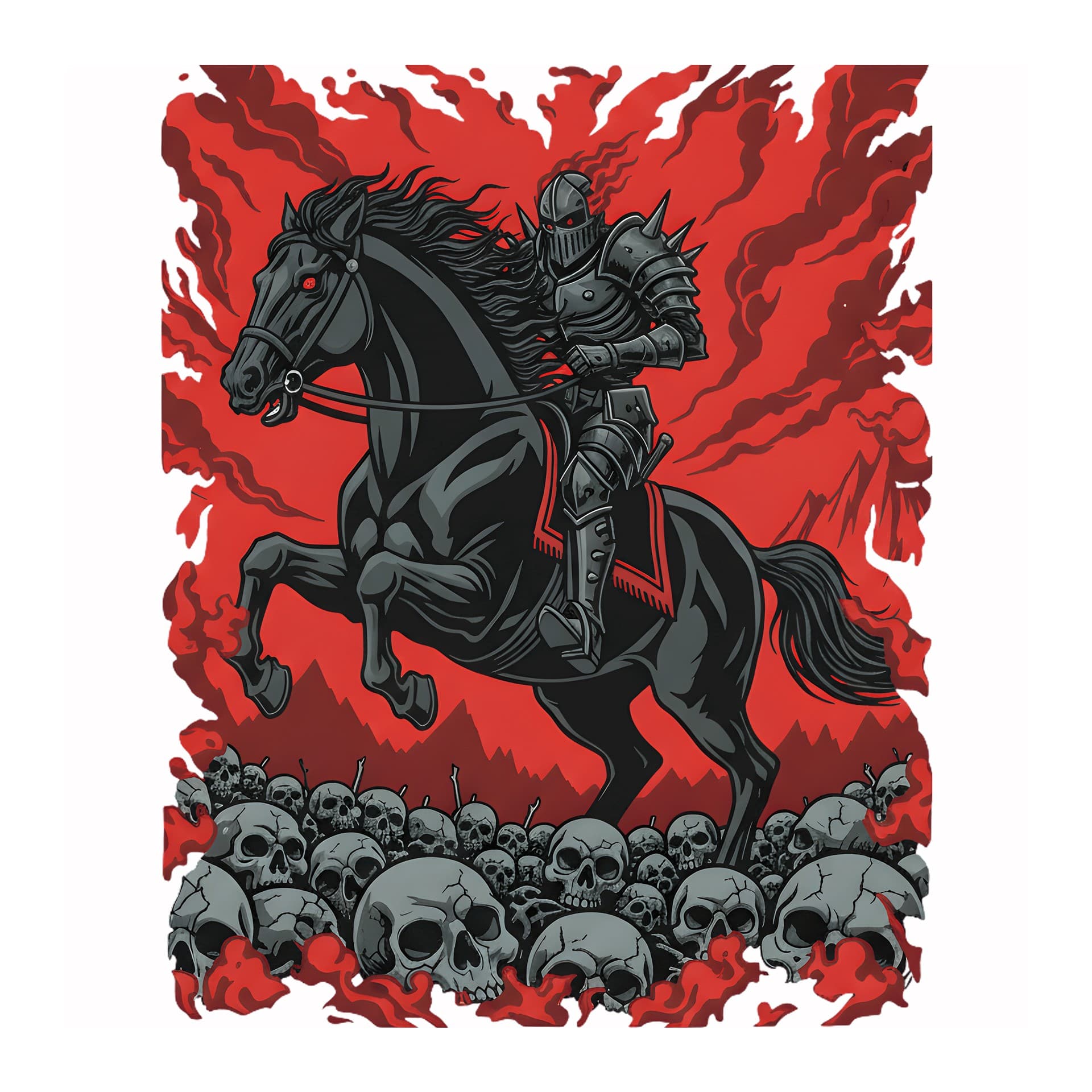 Horse Jump: Bold Streetwear Vector Art