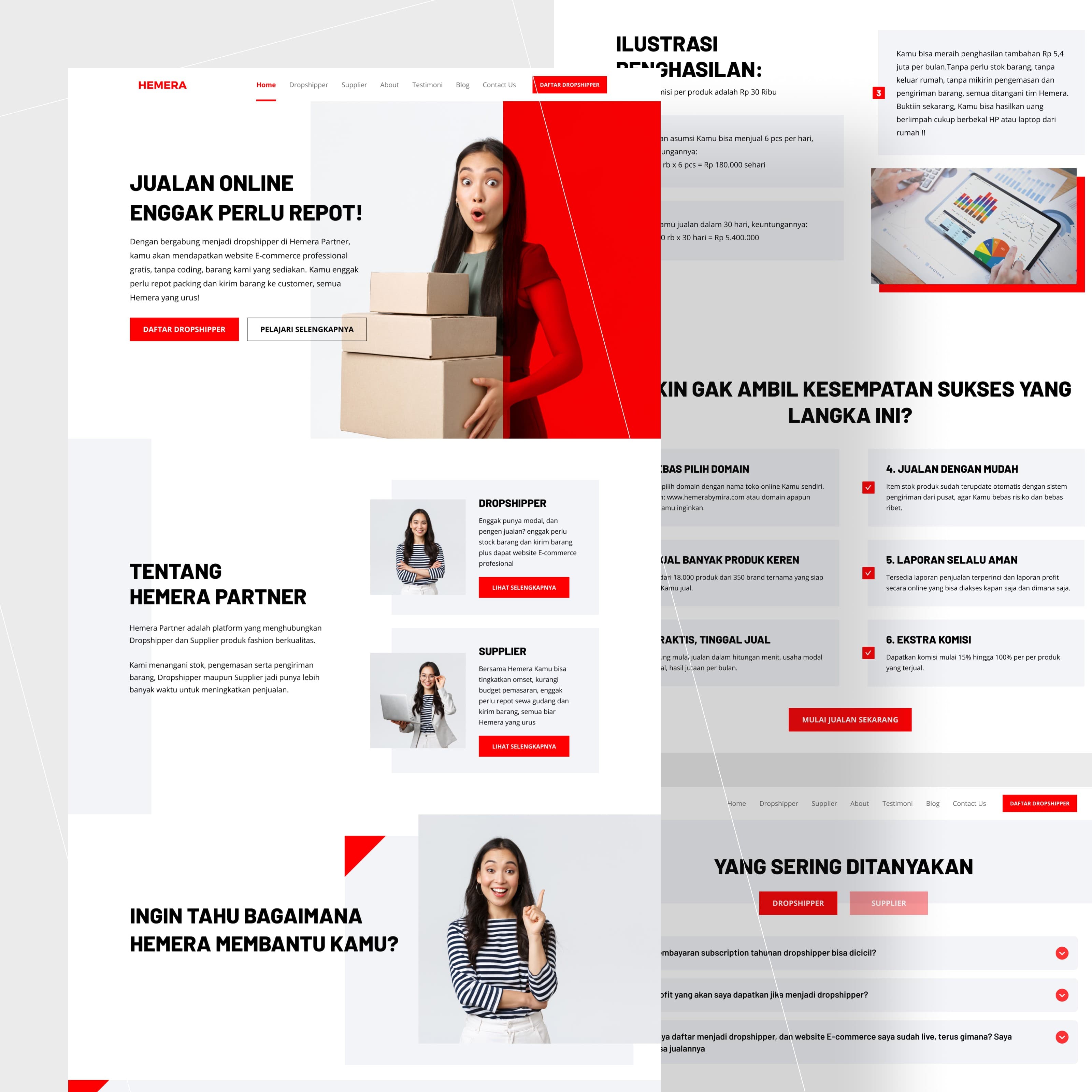 Hemera Platform: B2B Dropshipper UX Architecture