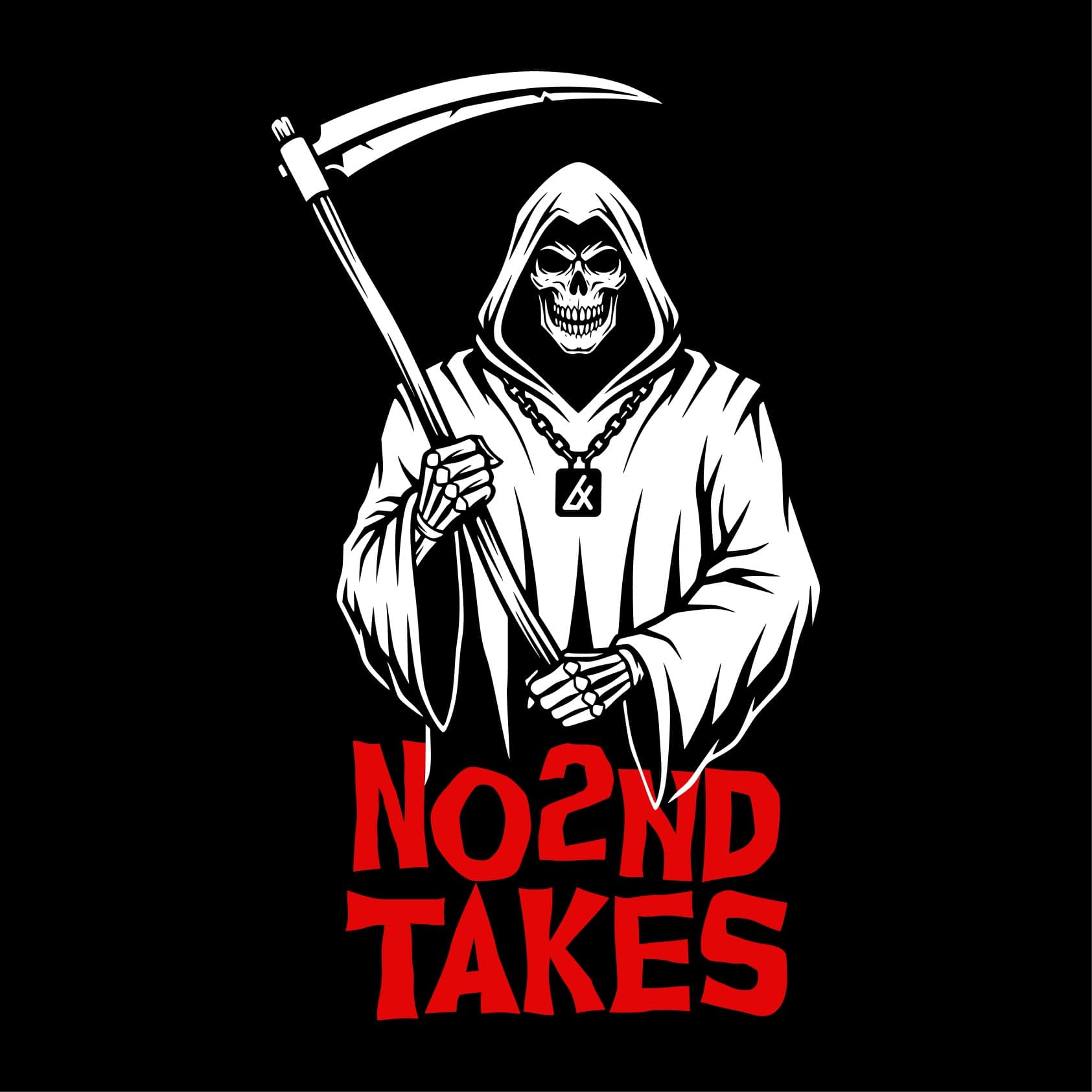 NO2ND TAKES: Streetwear Vector Graphic