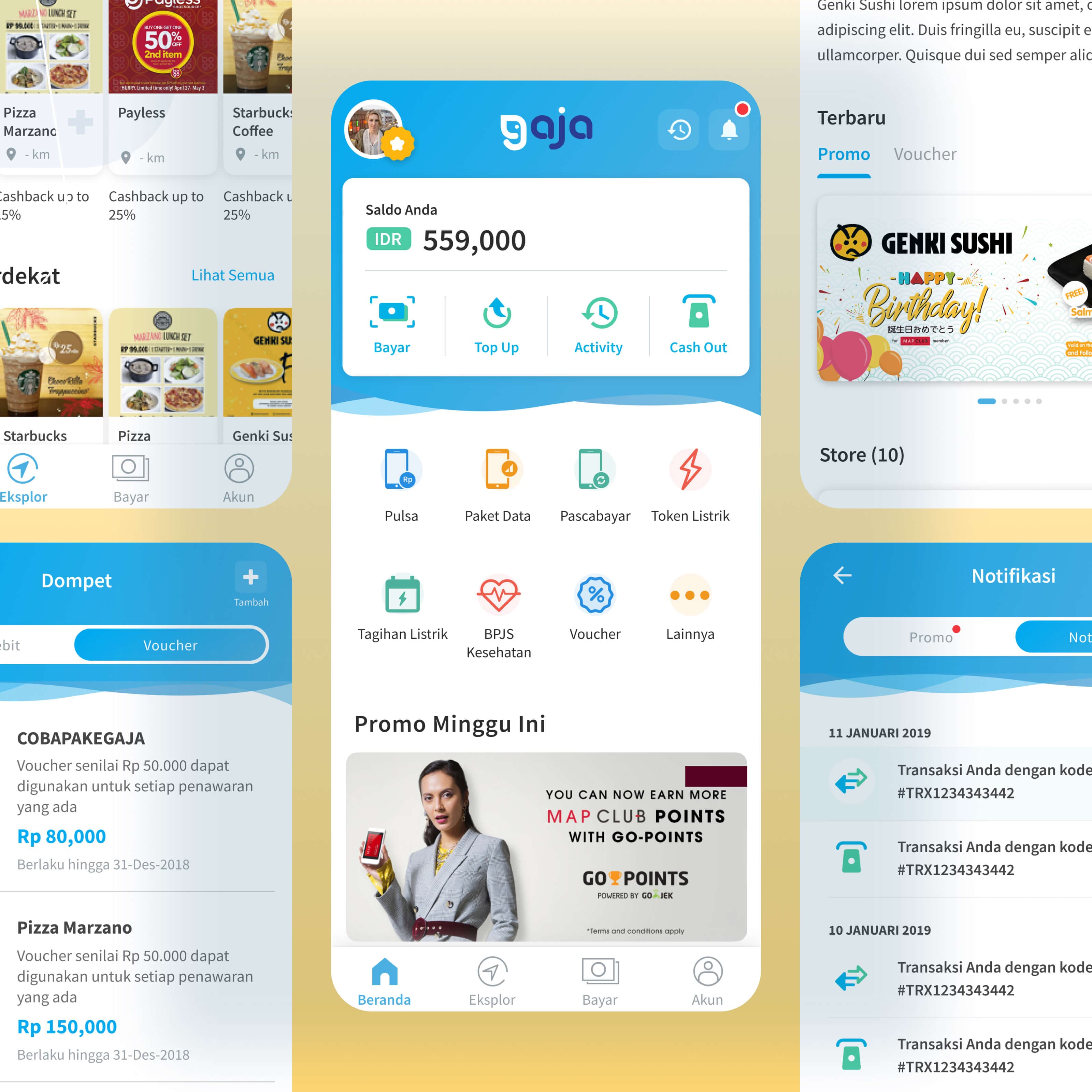Gaja: Digital Payment Interface Architecture