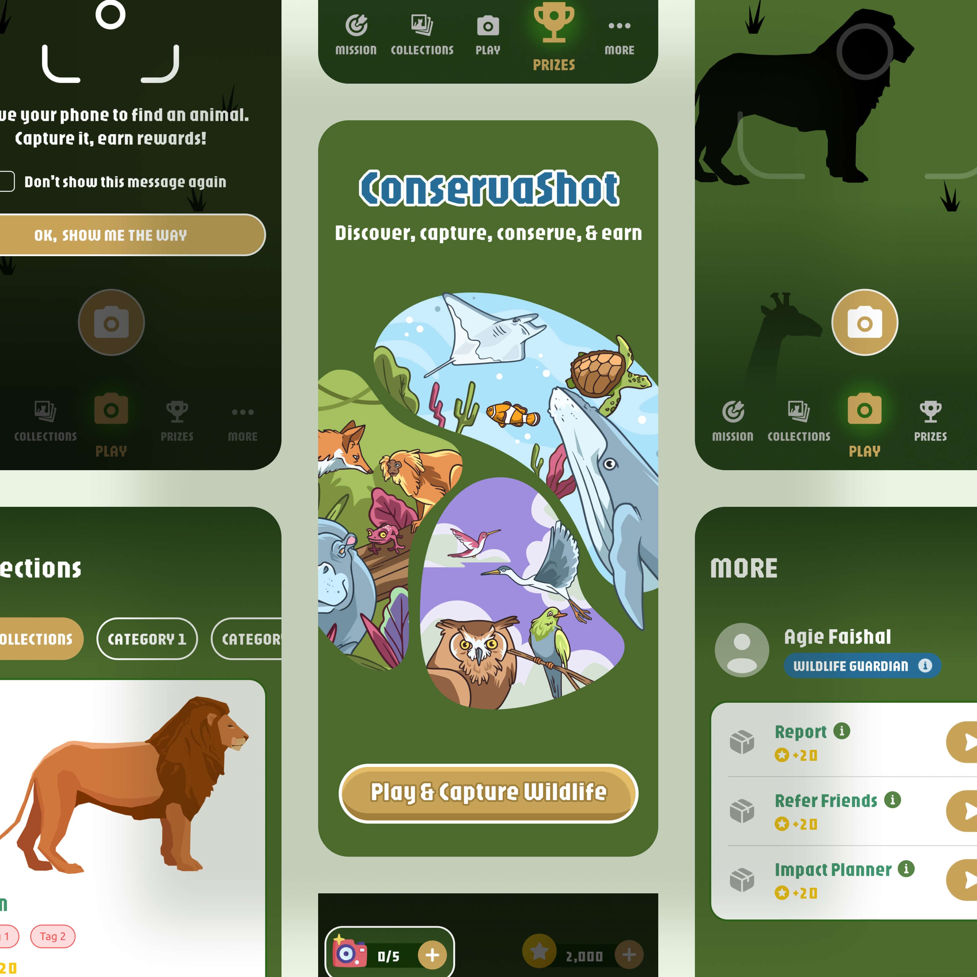 ConservaShot: Strategic UX for Wildlife App
